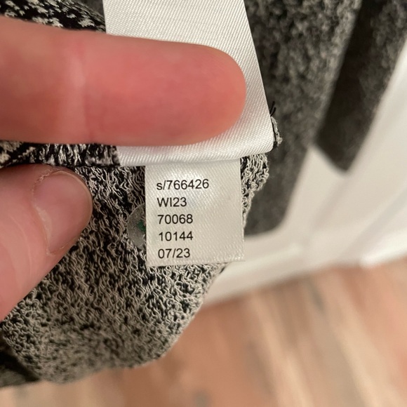 New With Tags Loft Dress XL Black and White - Picture 3 of 6